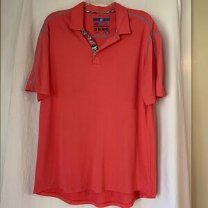 IBKUL men' coral short sleeve golf/polo shirt